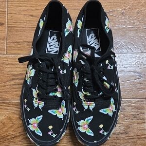 Vans Glow In The Dark Butterfly Sneakers Size 9